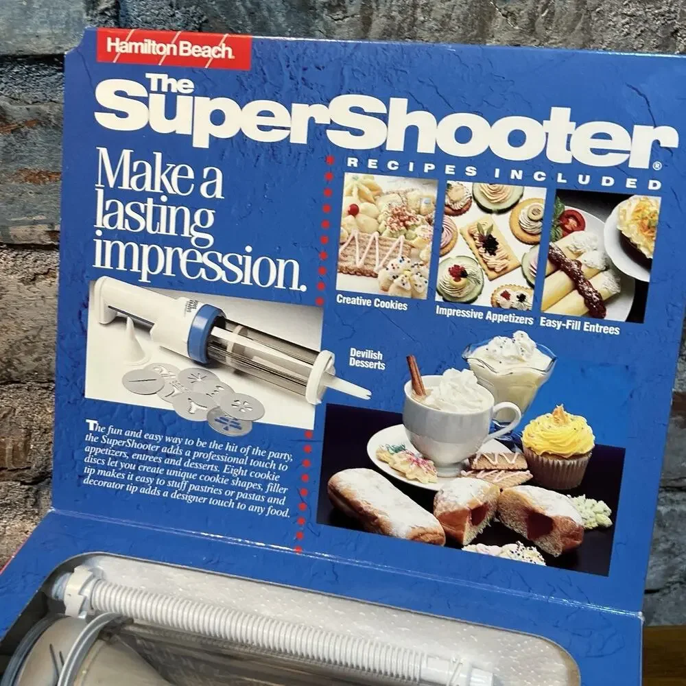 Hamilton Beach Super Shooter Cordless Cookie Press Battery Decorator TESTED